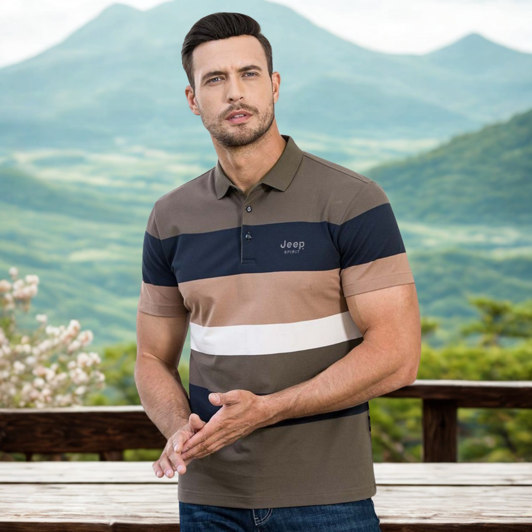 👕 Camisa Polo Jeep de Algodón Piqué | Estilo Fresco y Aventurero