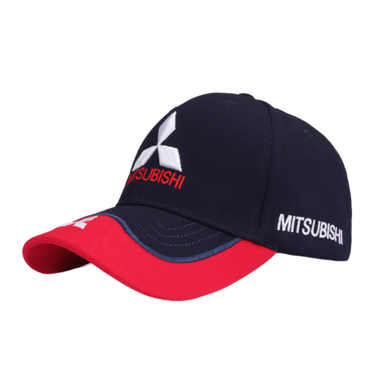 Gorra Mitsubishi – Bordado 3D, algodón, ajustable