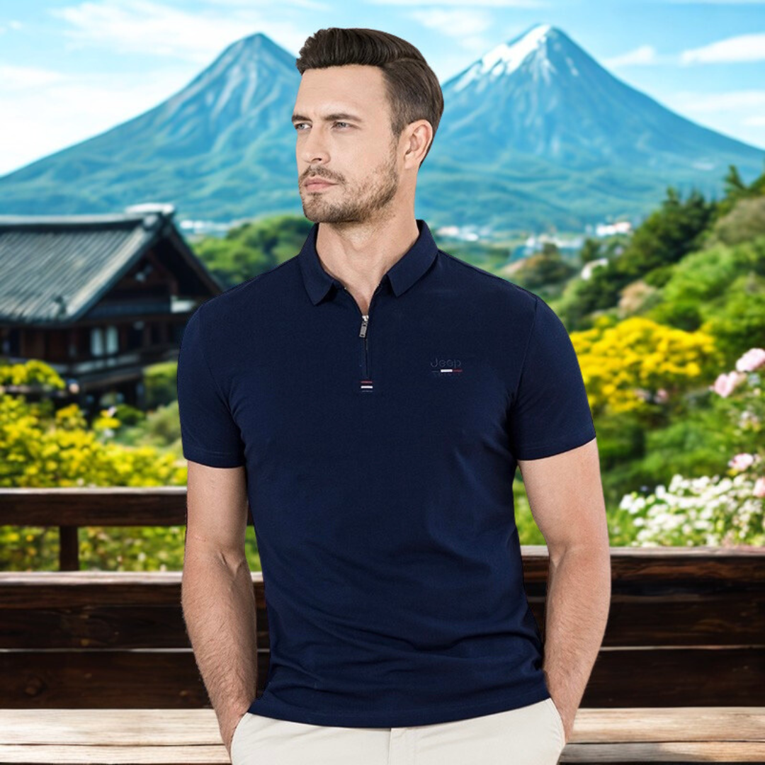 👕 Camisa Polo Jeep de Algodón Piqué | Estilo Fresco y Aventurero