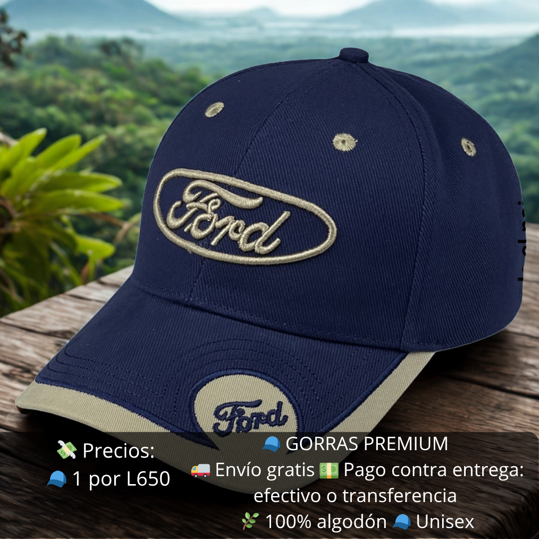 Gorra Ford  - Logo 3D | Talla Ajustable