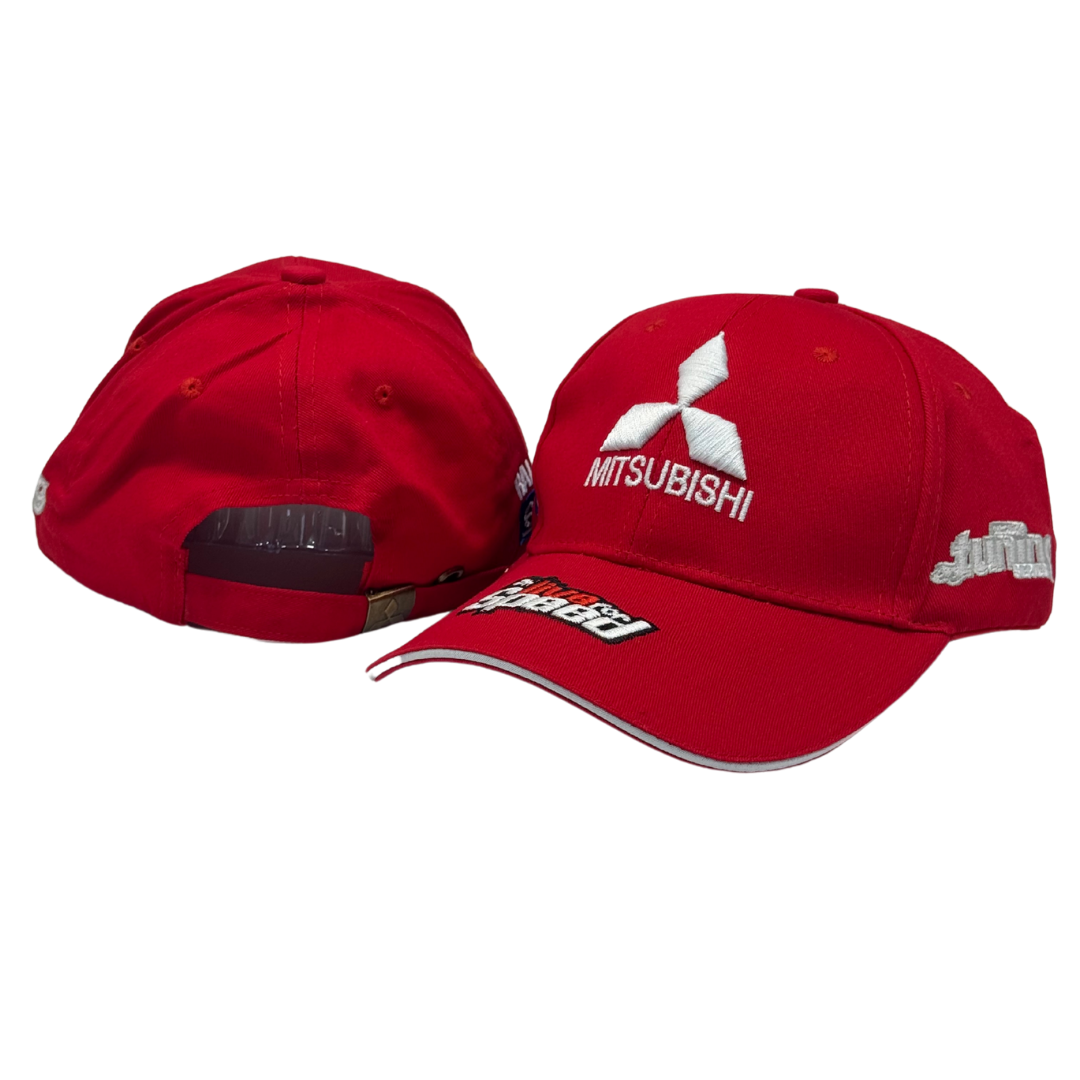 Gorra Mitsubishi – Bordado 3D, algodón premium, ajustable