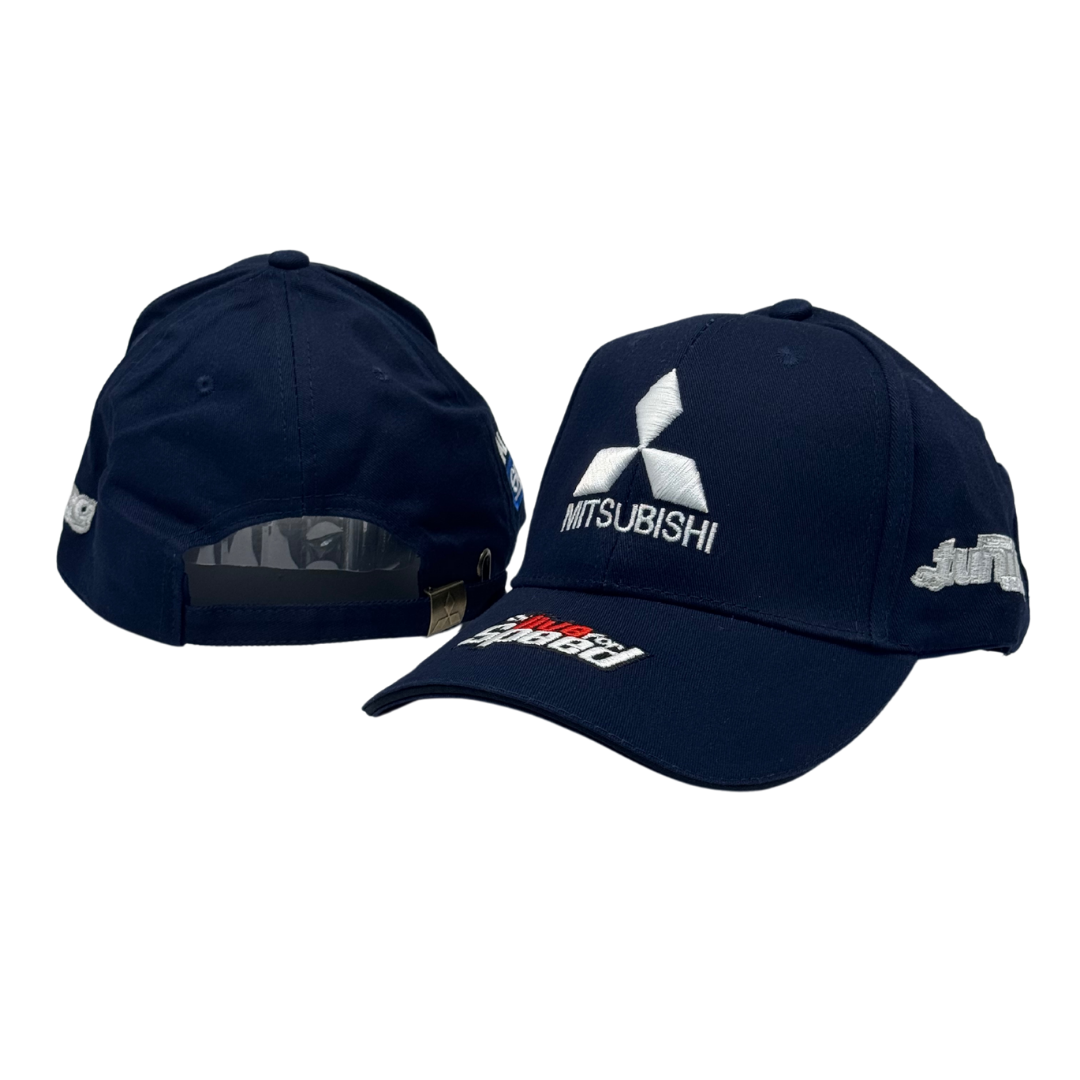 Gorra Mitsubishi – Bordado 3D, algodón premium, ajustable