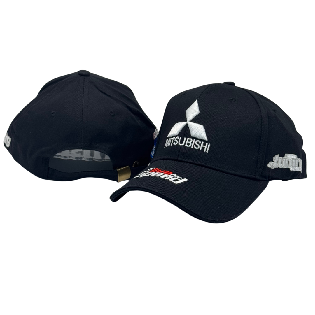 Gorra Mitsubishi – Bordado 3D, algodón premium, ajustable
