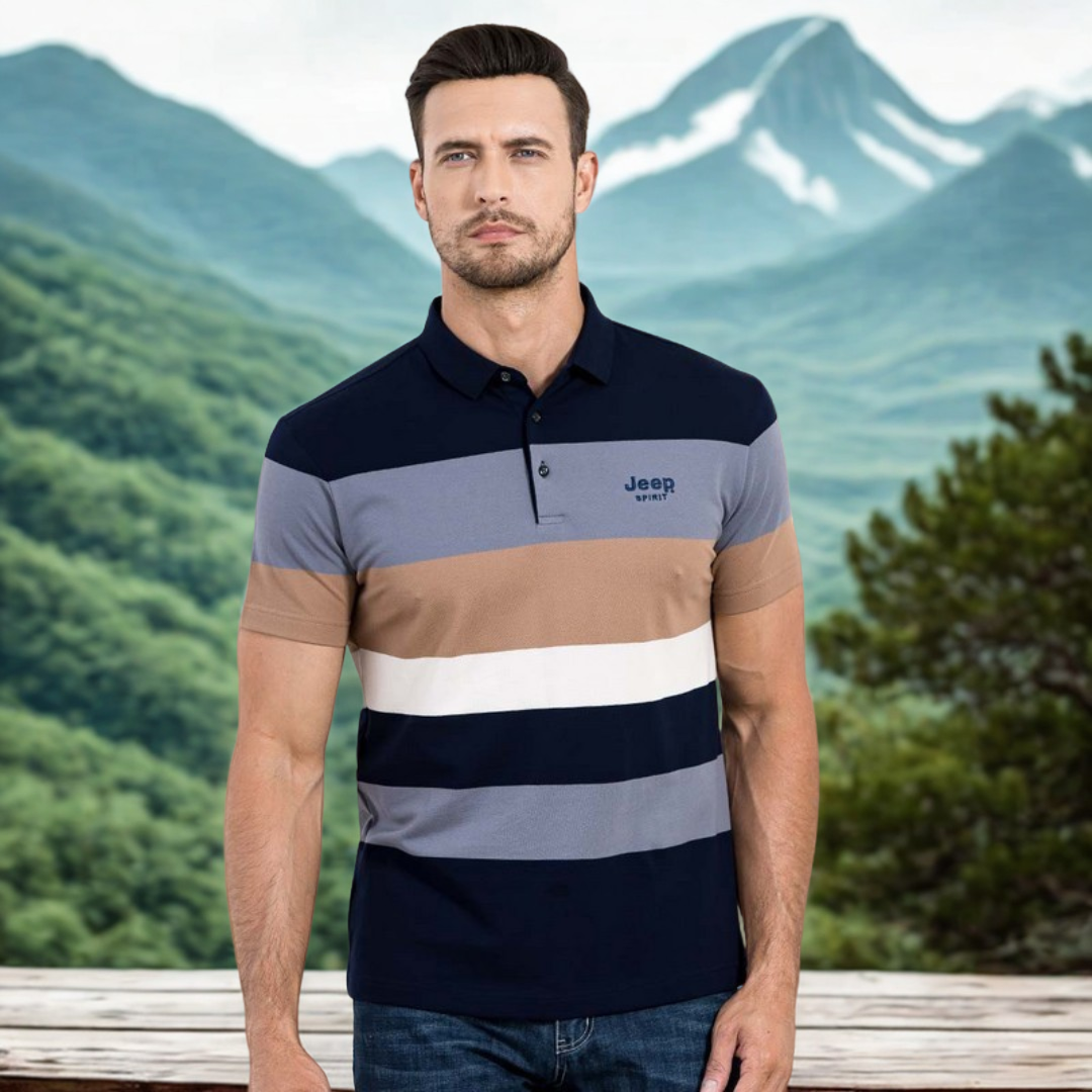 👕 Camisa Polo Jeep de Algodón Piqué | Estilo Fresco y Aventurero