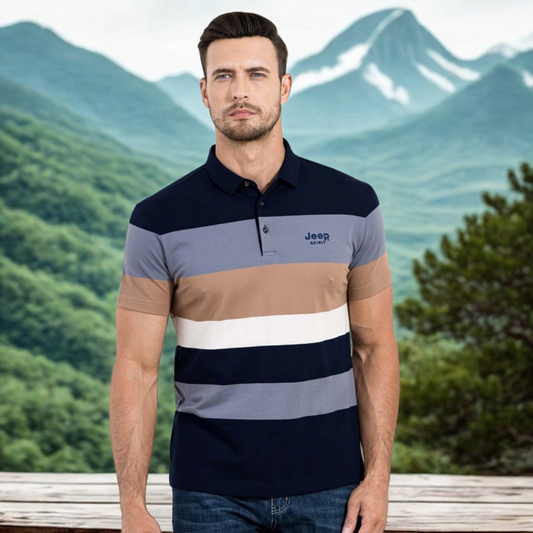 👕 Camisa Polo Jeep de Algodón Piqué | Estilo Fresco y Aventurero