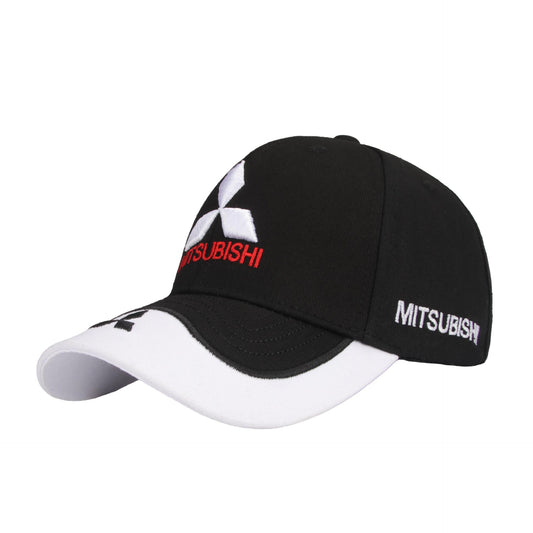 Gorra Mitsubishi – Bordado 3D, algodón, ajustable
